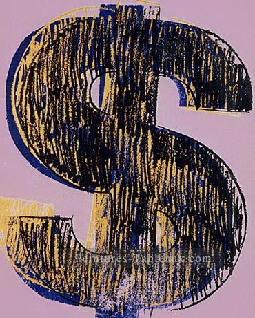 Dollar Sign 2 Andy Warhol Oil Paintings